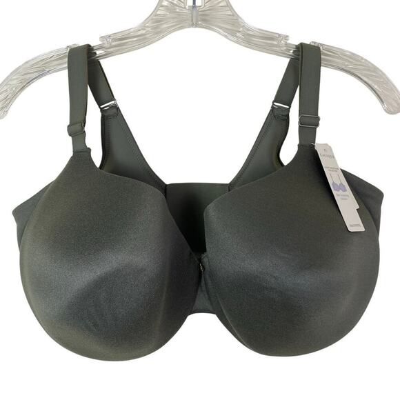 Cacique Other - Cacique NWT Sz 40F C Wire Balconette Bra Olive Green Side-smoothing Solution
